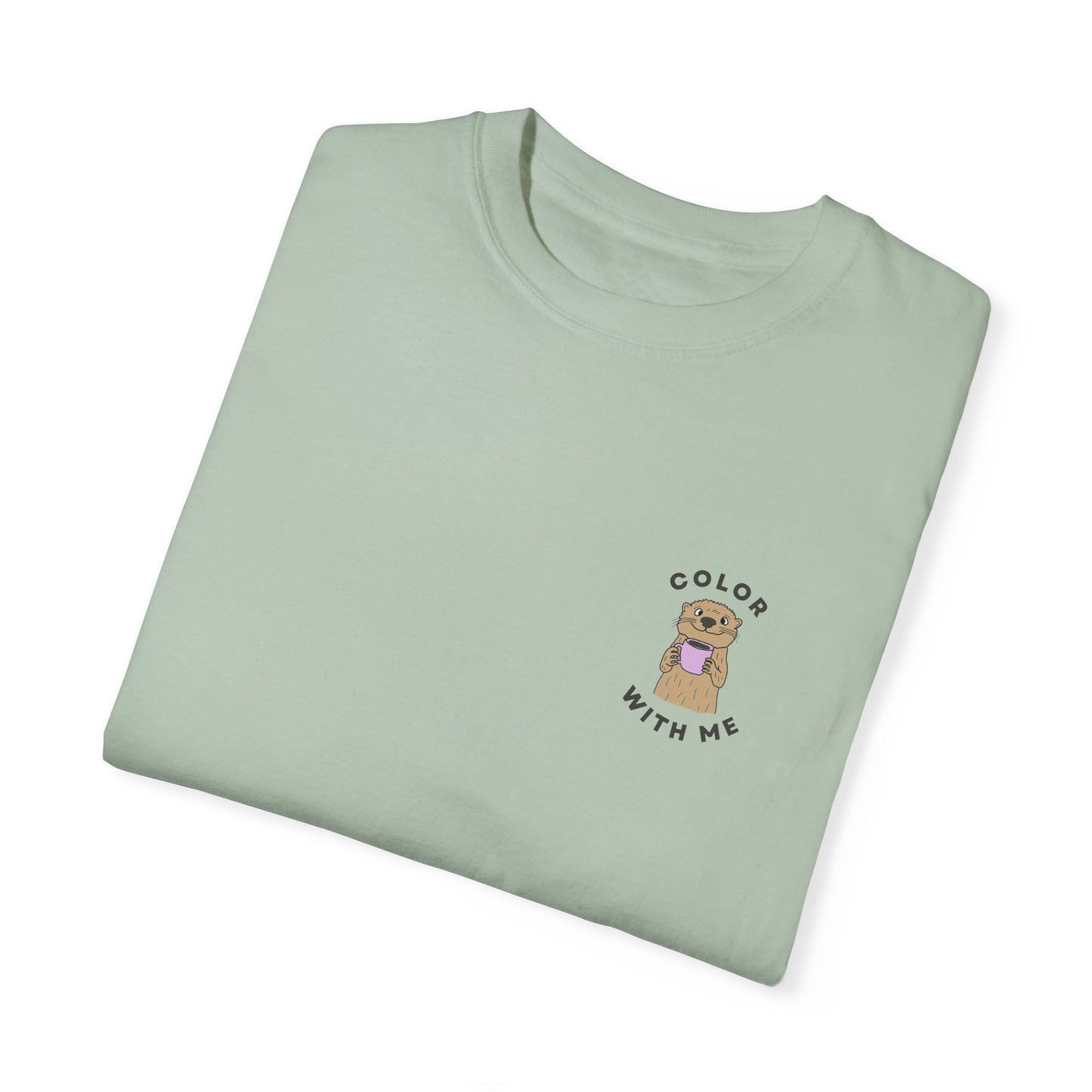 Color with Me Cute Otter Shirt