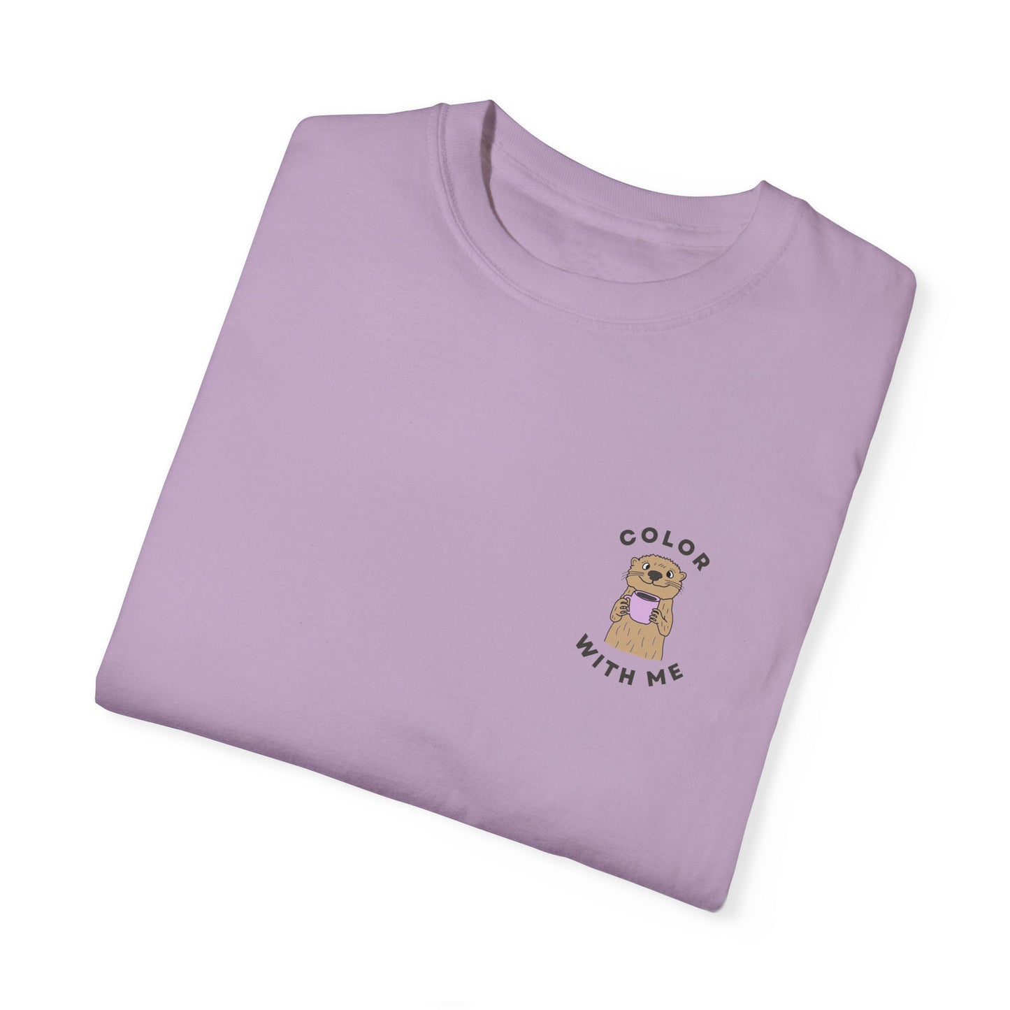 Color with Me Cute Otter Shirt
