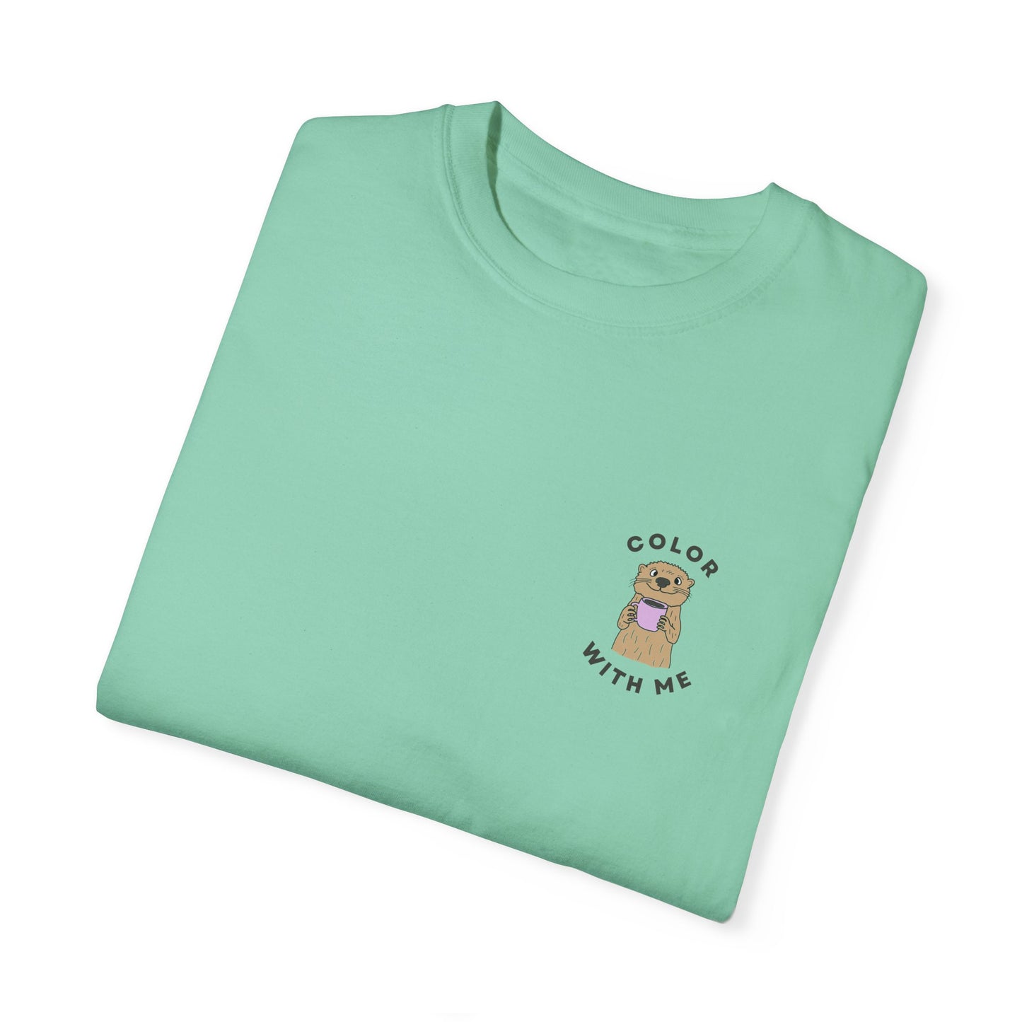 Color with Me Cute Otter Shirt