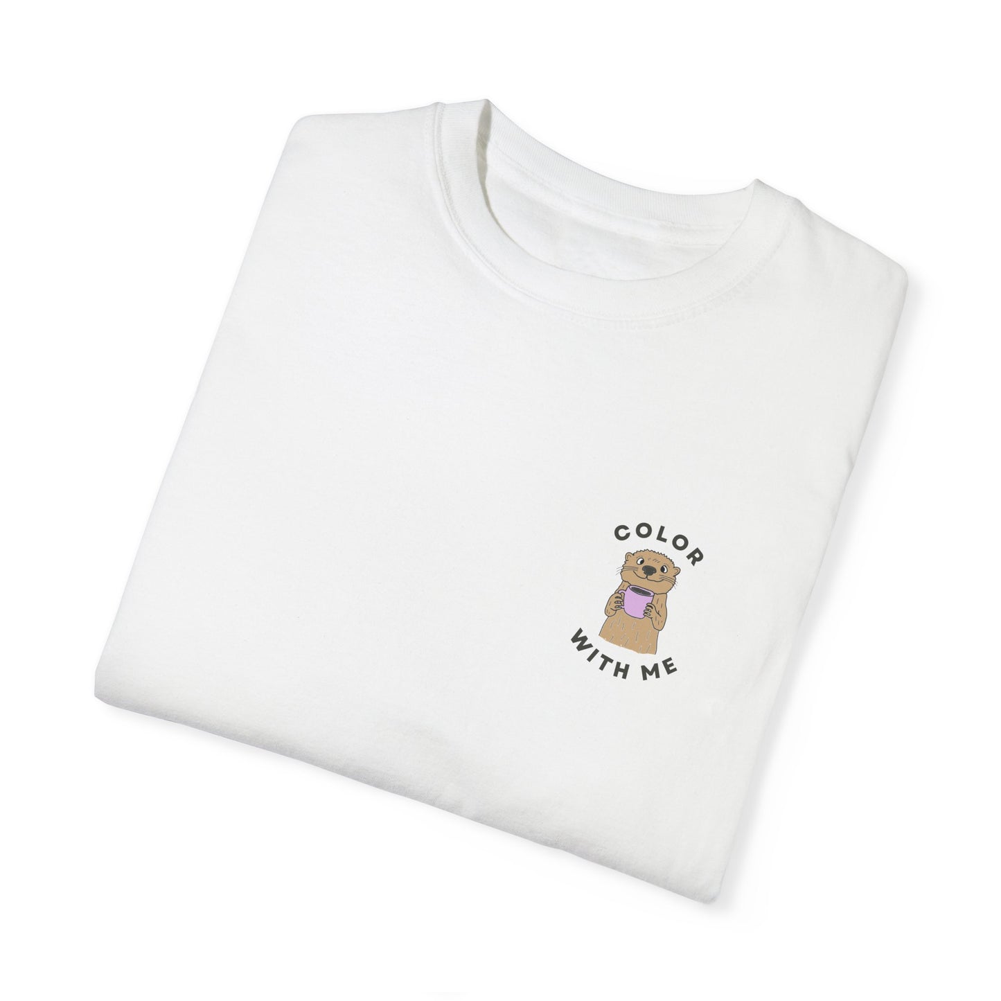 Color with Me Cute Otter Shirt