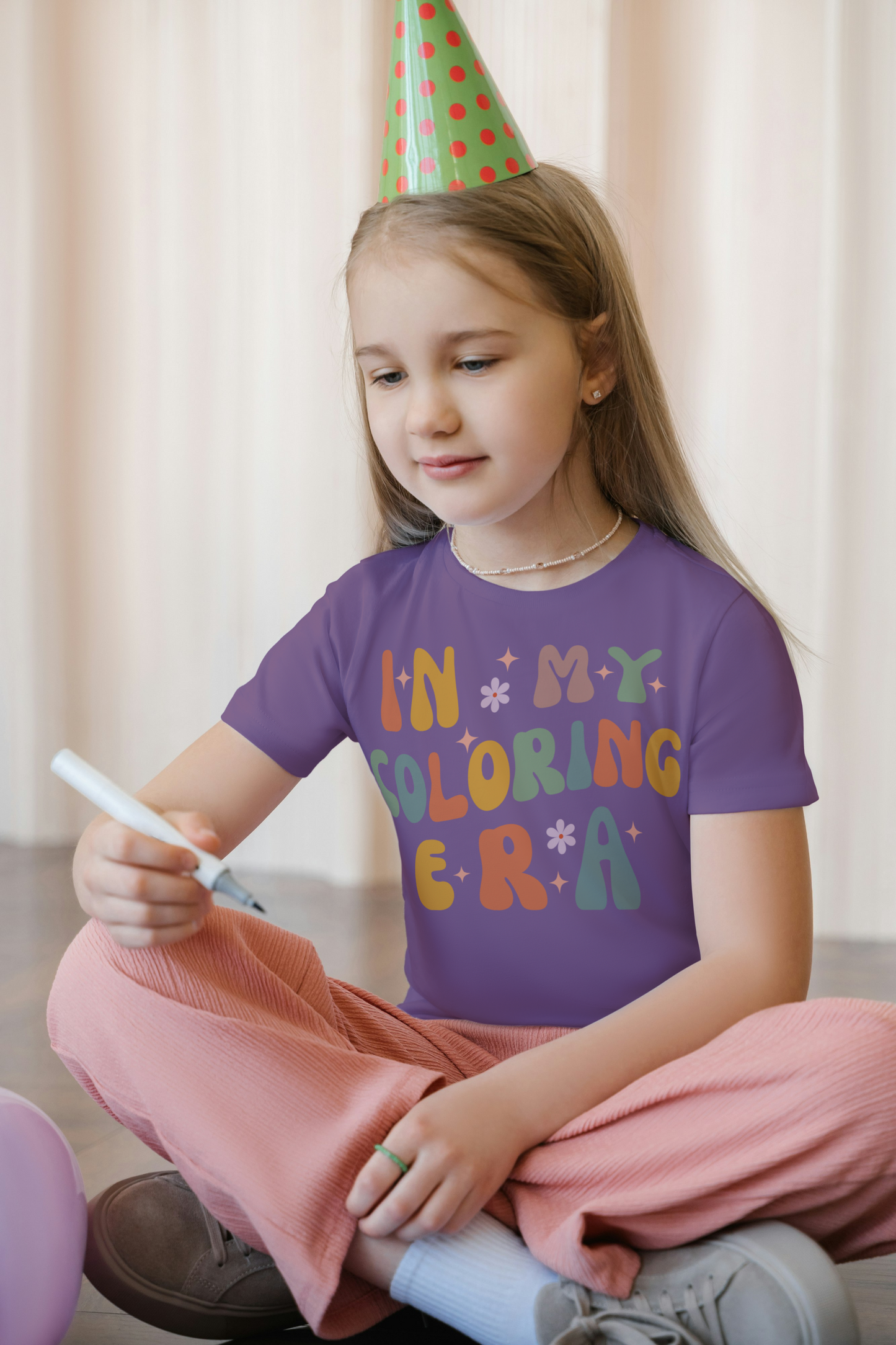 In My Coloring Era Kids T-Shirt