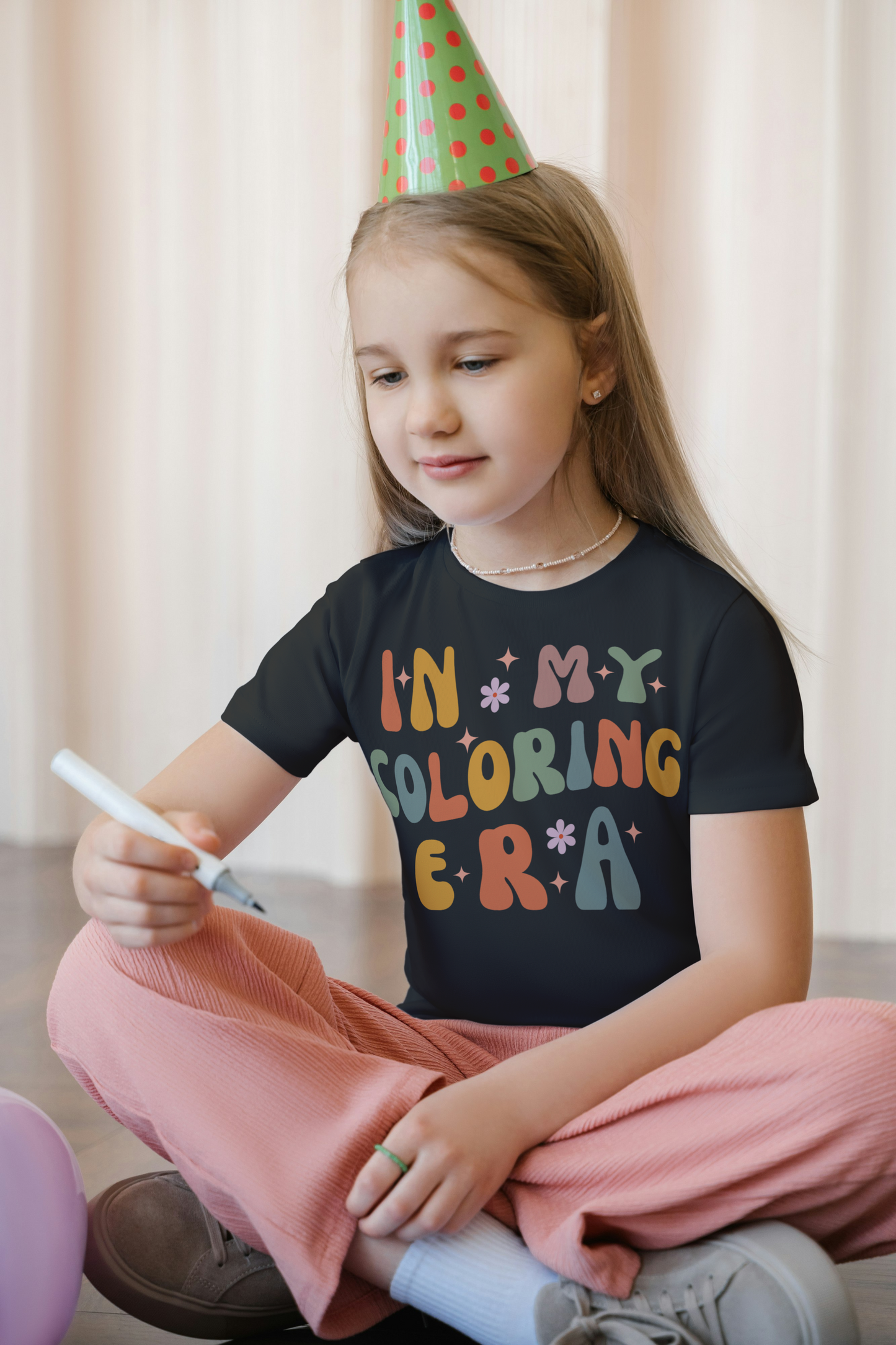 In My Coloring Era Kids T-Shirt