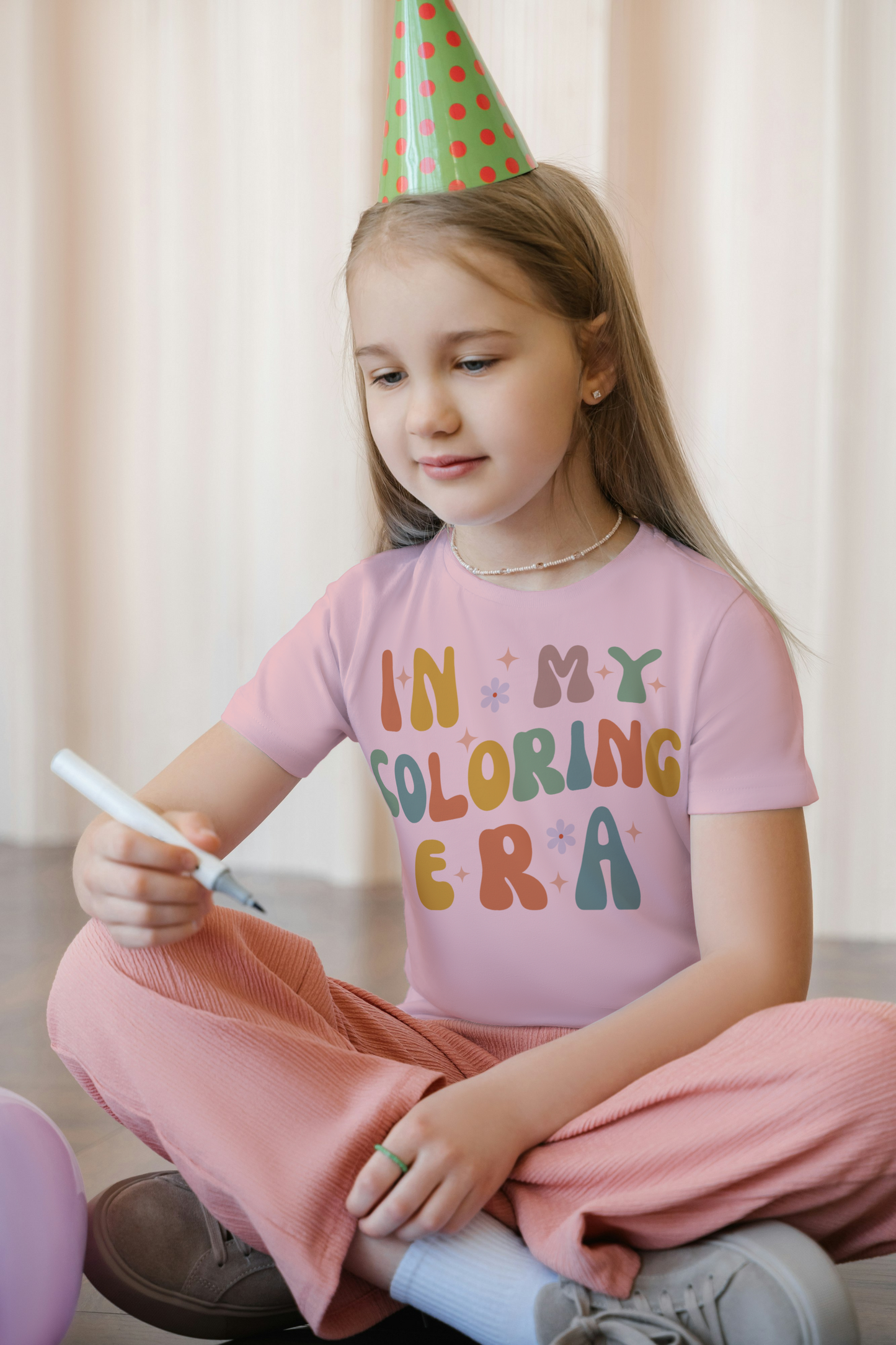 In My Coloring Era Kids T-Shirt