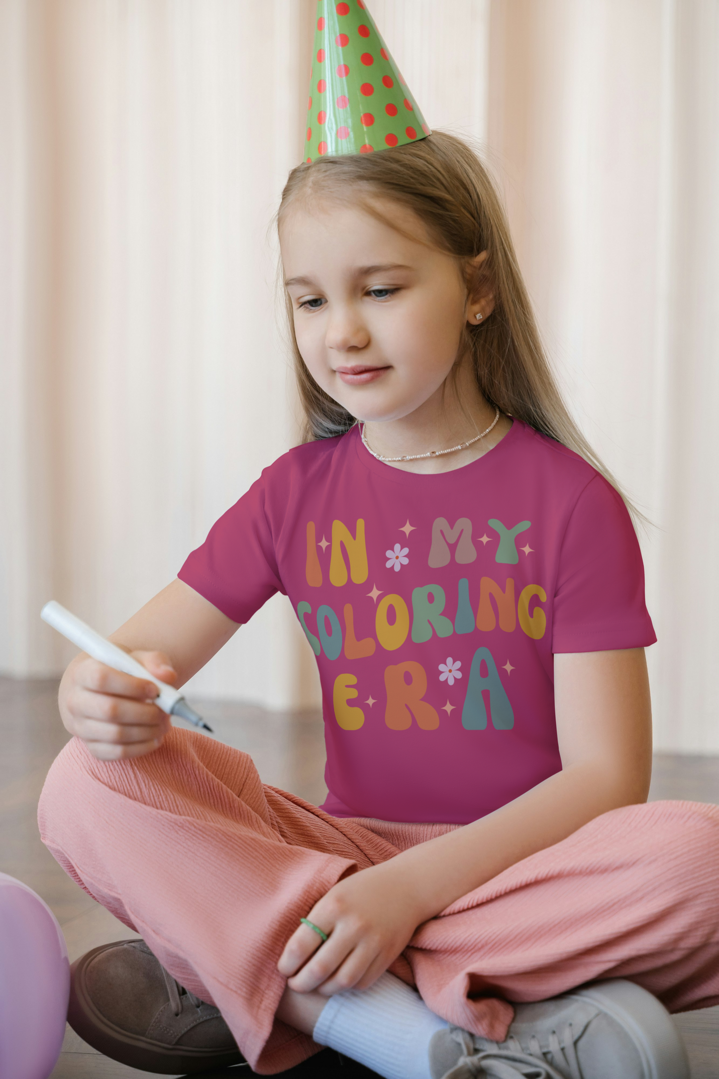 In My Coloring Era Kids T-Shirt
