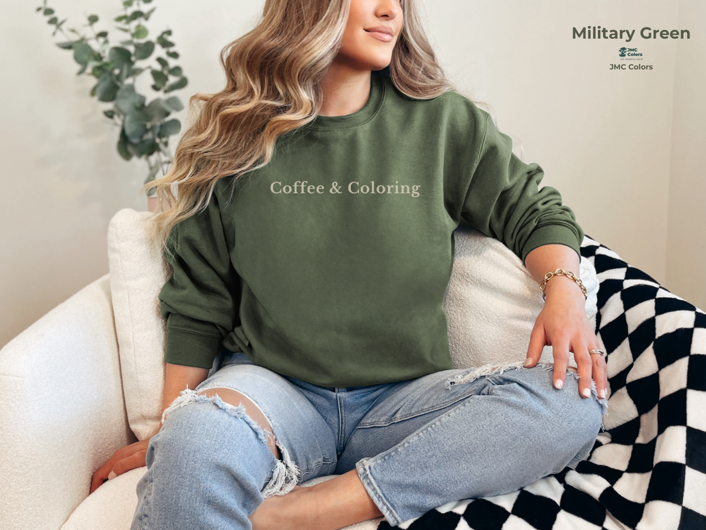 Coffee & Coloring Sweatshirt