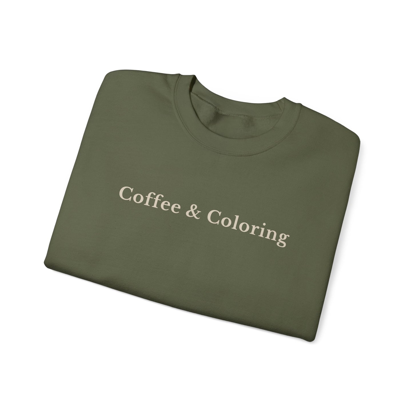 Coffee & Coloring Sweatshirt