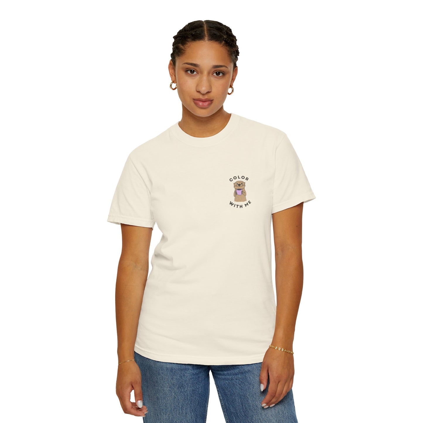 Color with Me Cute Otter Shirt