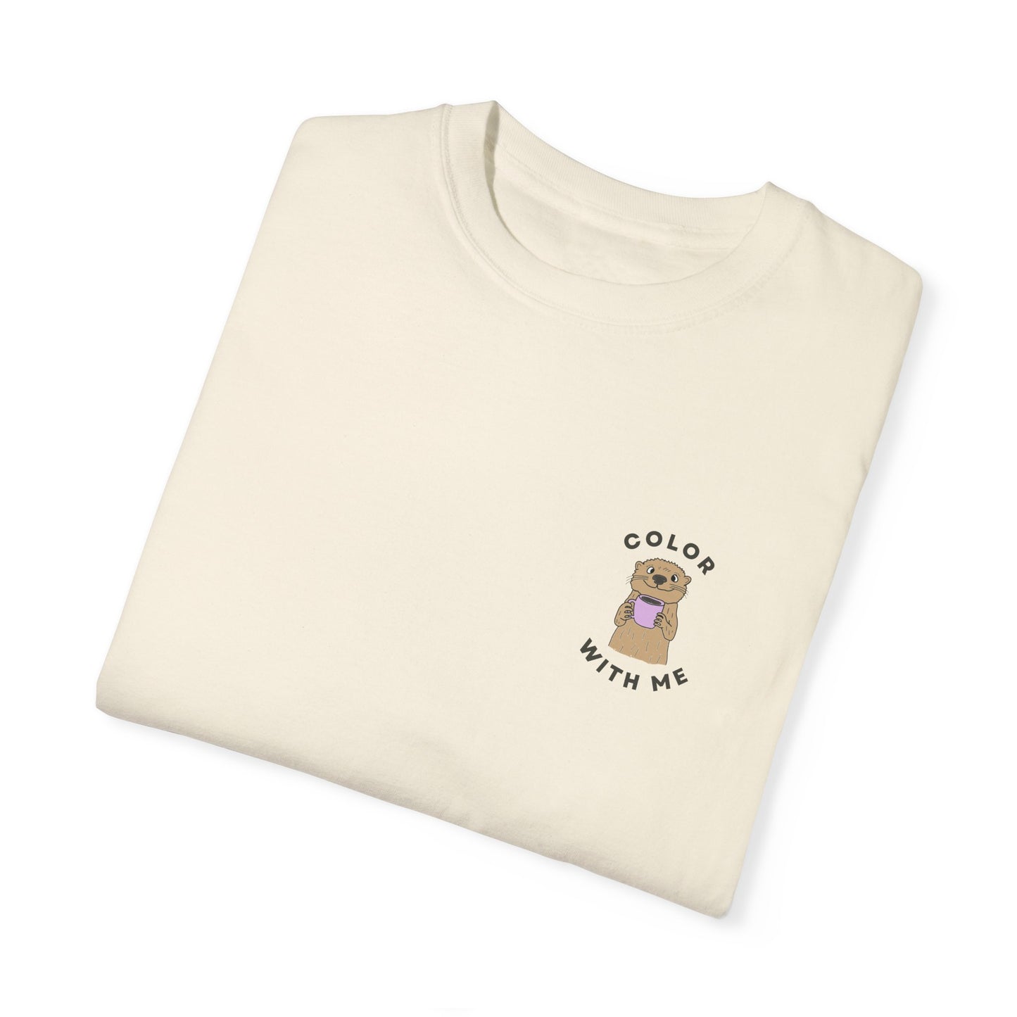 Color with Me Cute Otter Shirt