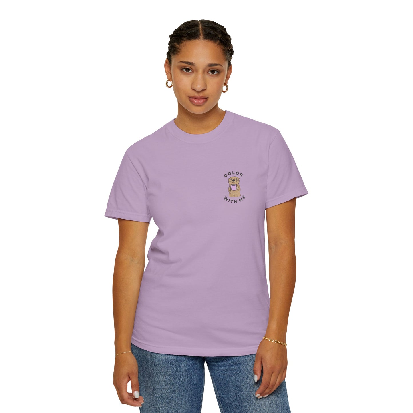 Color with Me Cute Otter Shirt