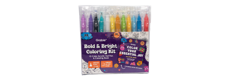Grabie Bold and Bright Coloring Kit Review
