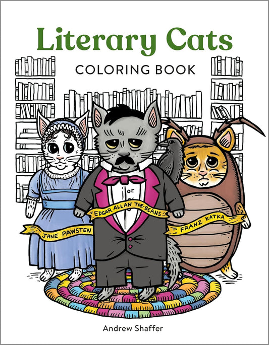 Literary Cats Coloring Book Flip Through Review