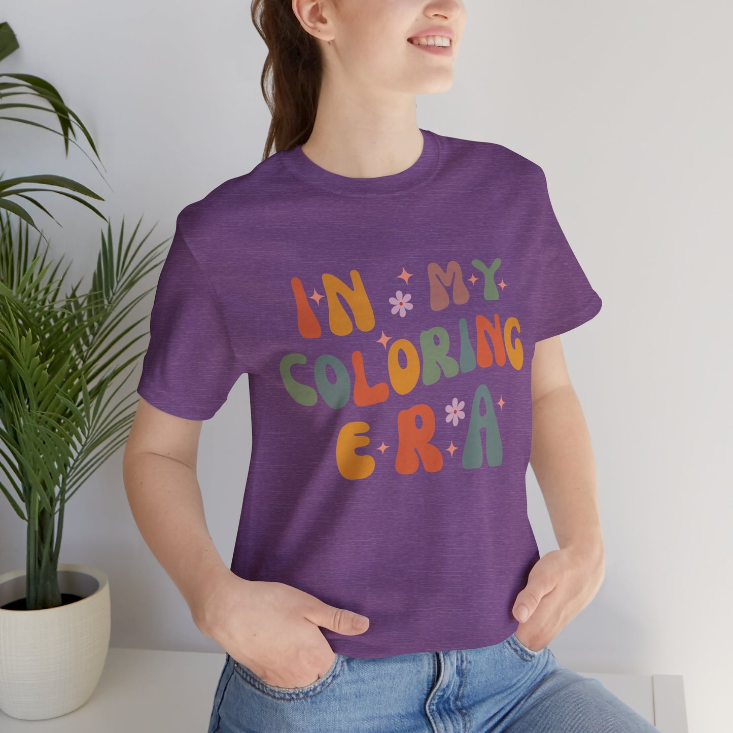 In My Coloring Era T-Shirt - Soft Tee for Coloring Book Enthusiasts