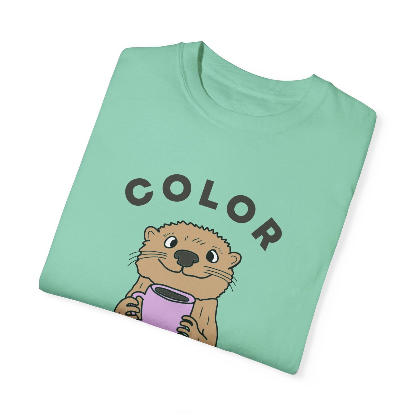 Color with Me Otter Coffee Shirt