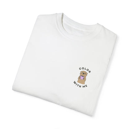 Color with Me Cute Otter Shirt