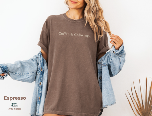 Coffee & Coloring T-Shirt