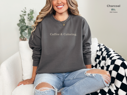 Coffee & Coloring Sweatshirt