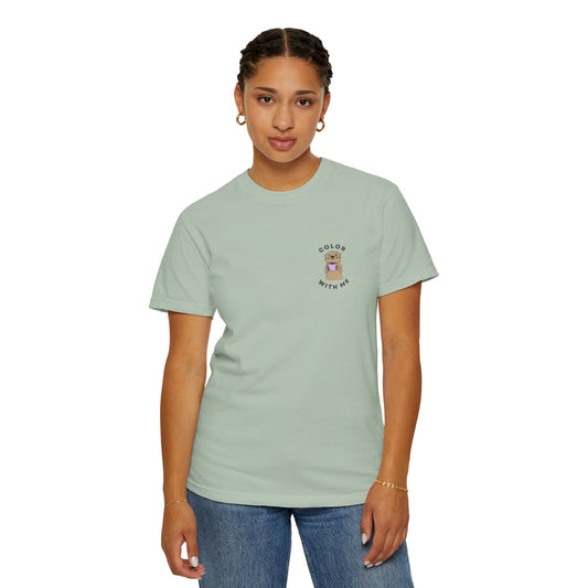Color with Me Cute Otter Shirt