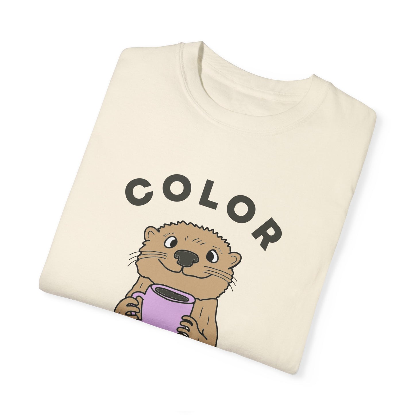Color with Me Otter Coffee Shirt