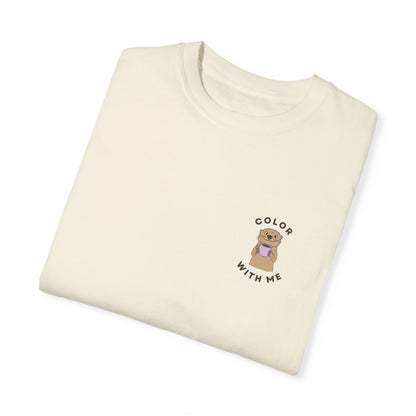 Color with Me Cute Otter Shirt