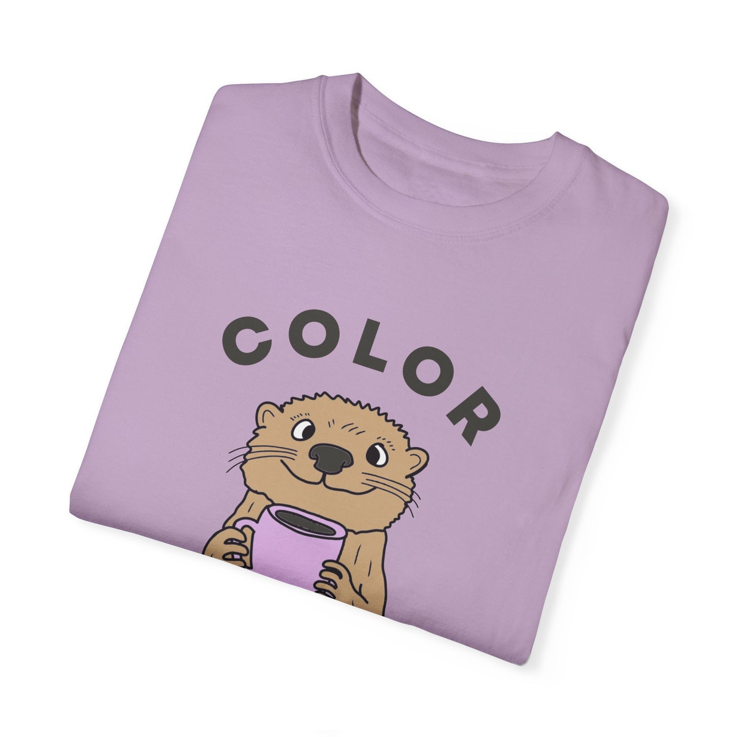Color with Me Otter Coffee Shirt