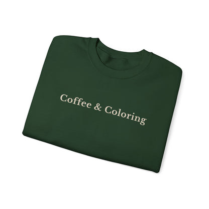 Coffee & Coloring Sweatshirt